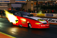 funnycar at santa pod